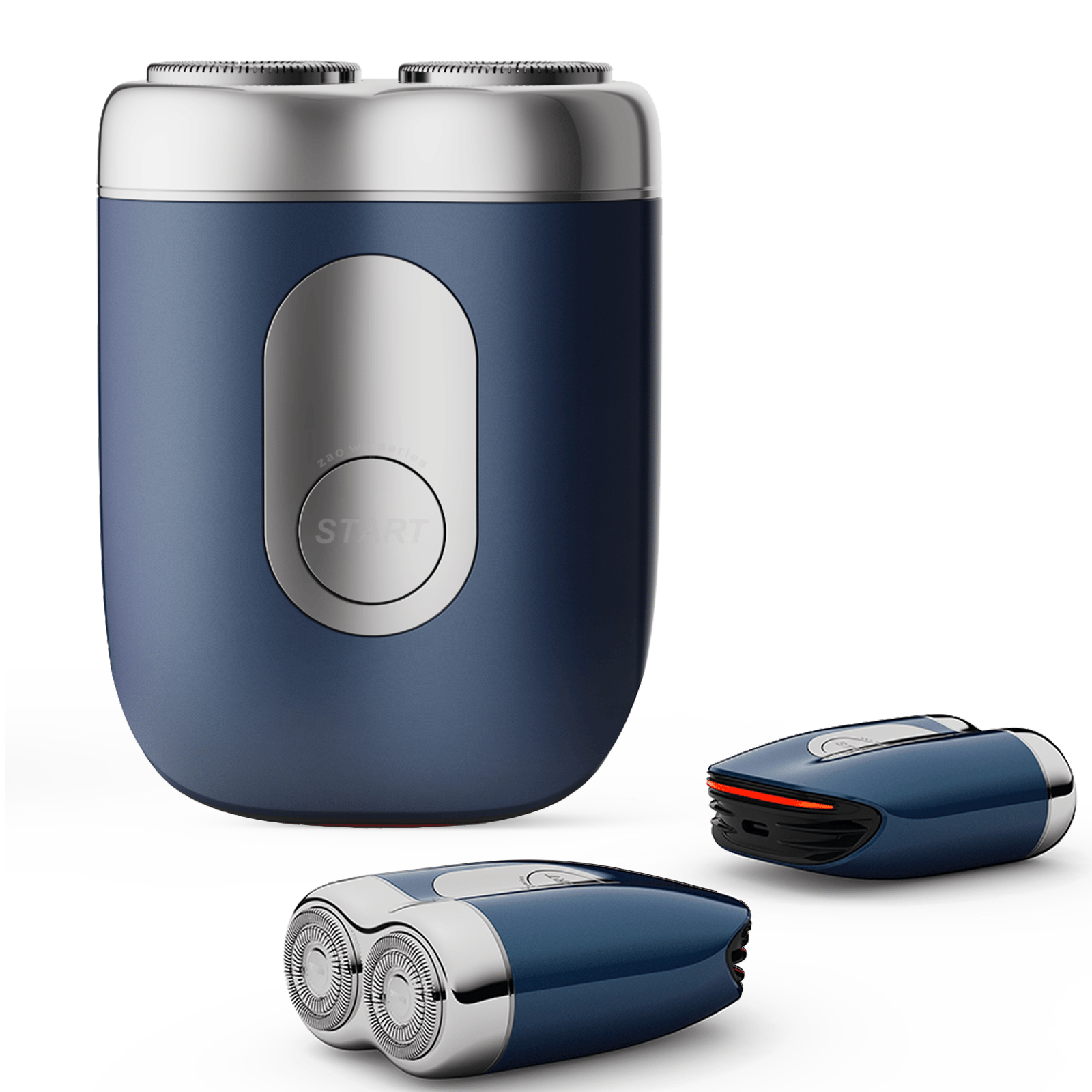 YuvaPulse Electric Super Car Shaver for Men IPX7 Waterproof, Dual Blade Fast USB Rechargeable, Effortless Wet & Dry Shaving, Portable & Travel-Ready