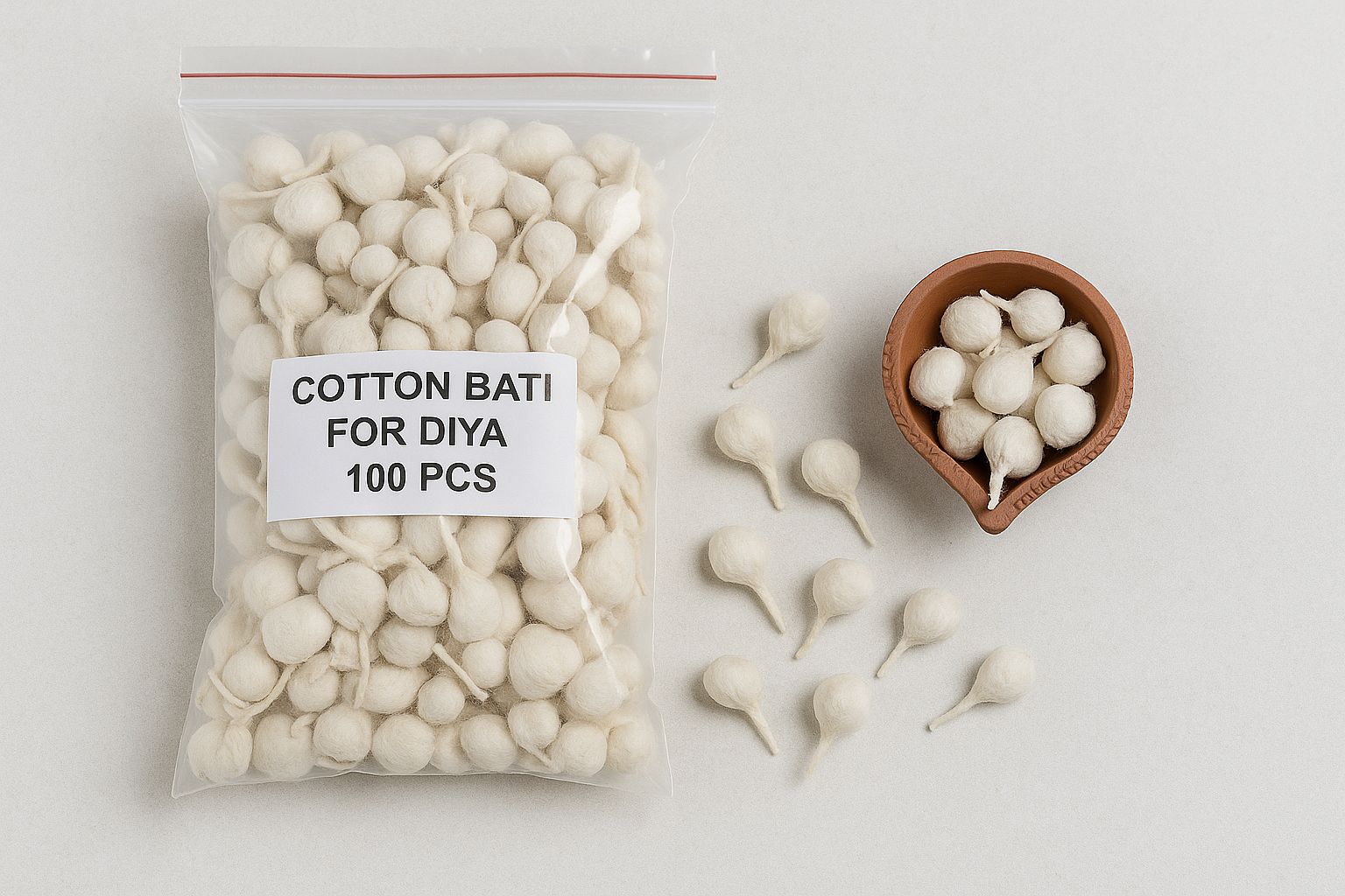 Cotton Wicks (Batti)