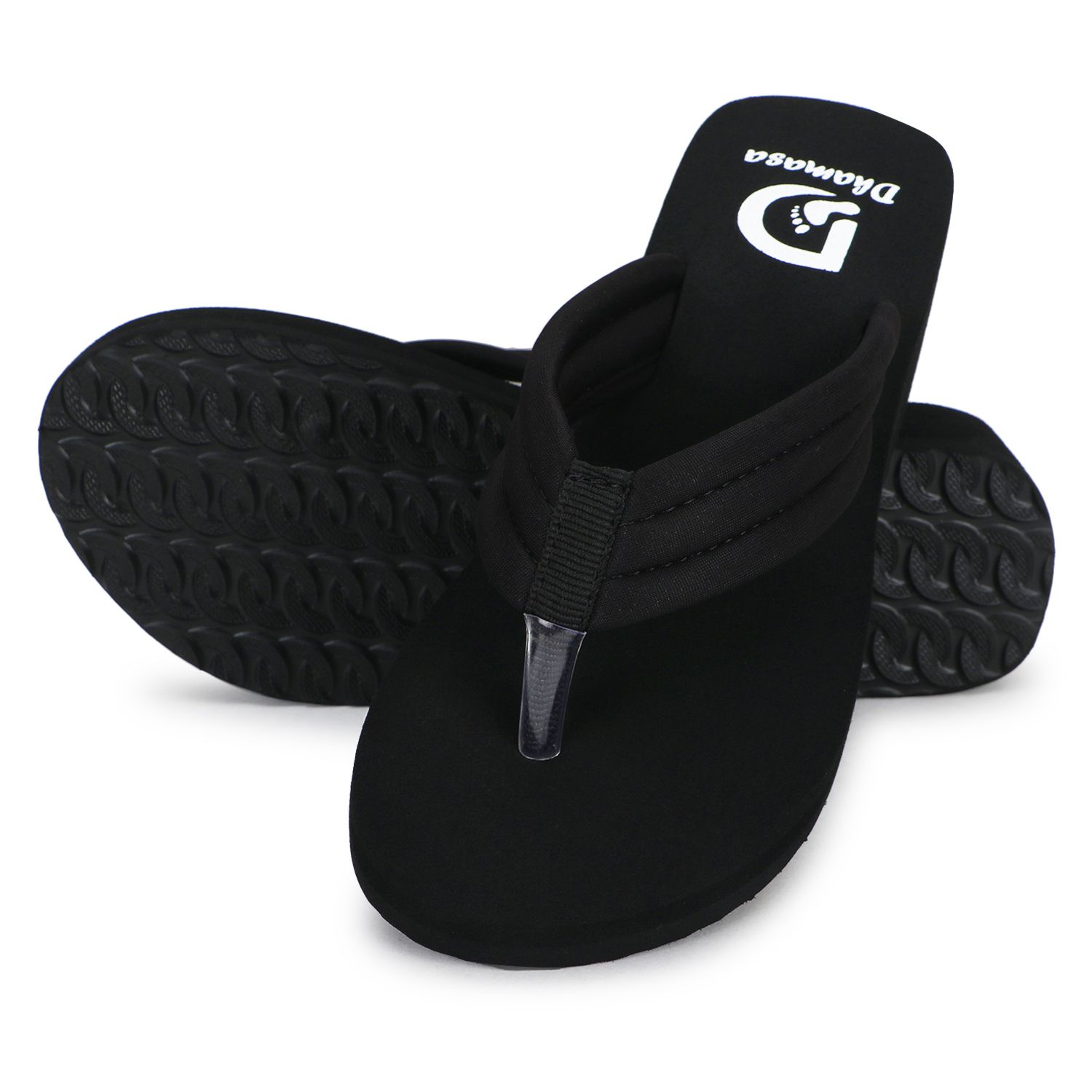 Elegant Women Dhamasa Stylish Black & Maroon Flip-Flops for Ultimate Comfort 2025 at ShopCircuit