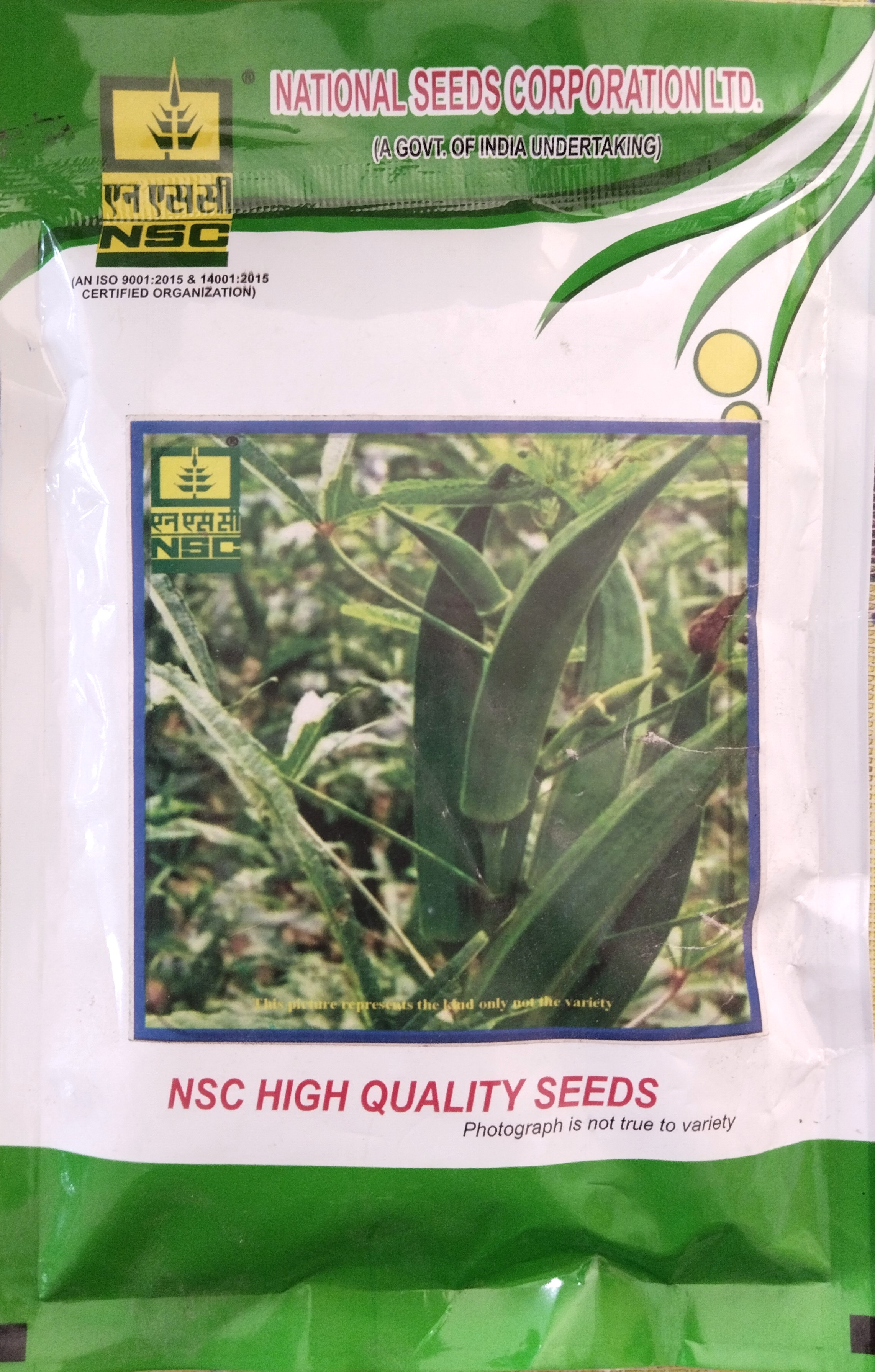 NSC Bhindi Arka Anamika variety, 100 gram T/L seed