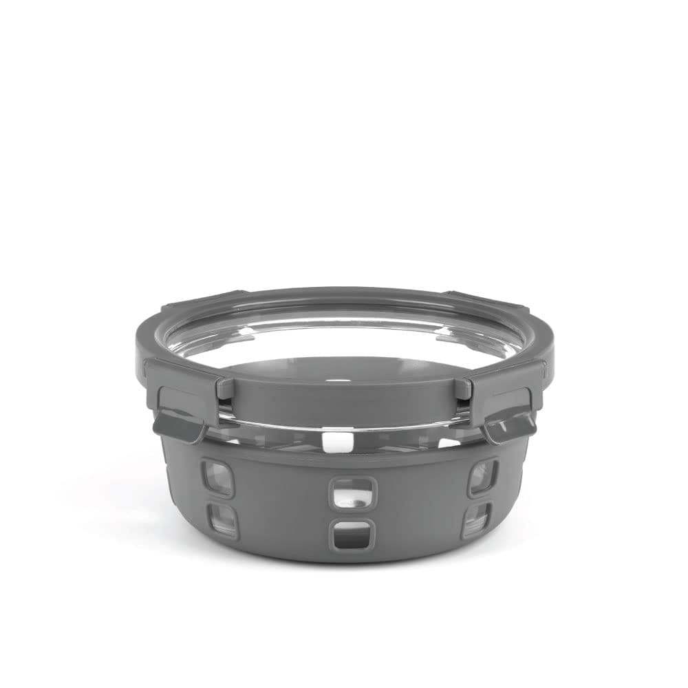 Borosil Klip Plus Airtight Glass Food Storage Containers with Locking Lids, Leakproof and BPA-Free, Perfect for Meal Prep and Leftovers