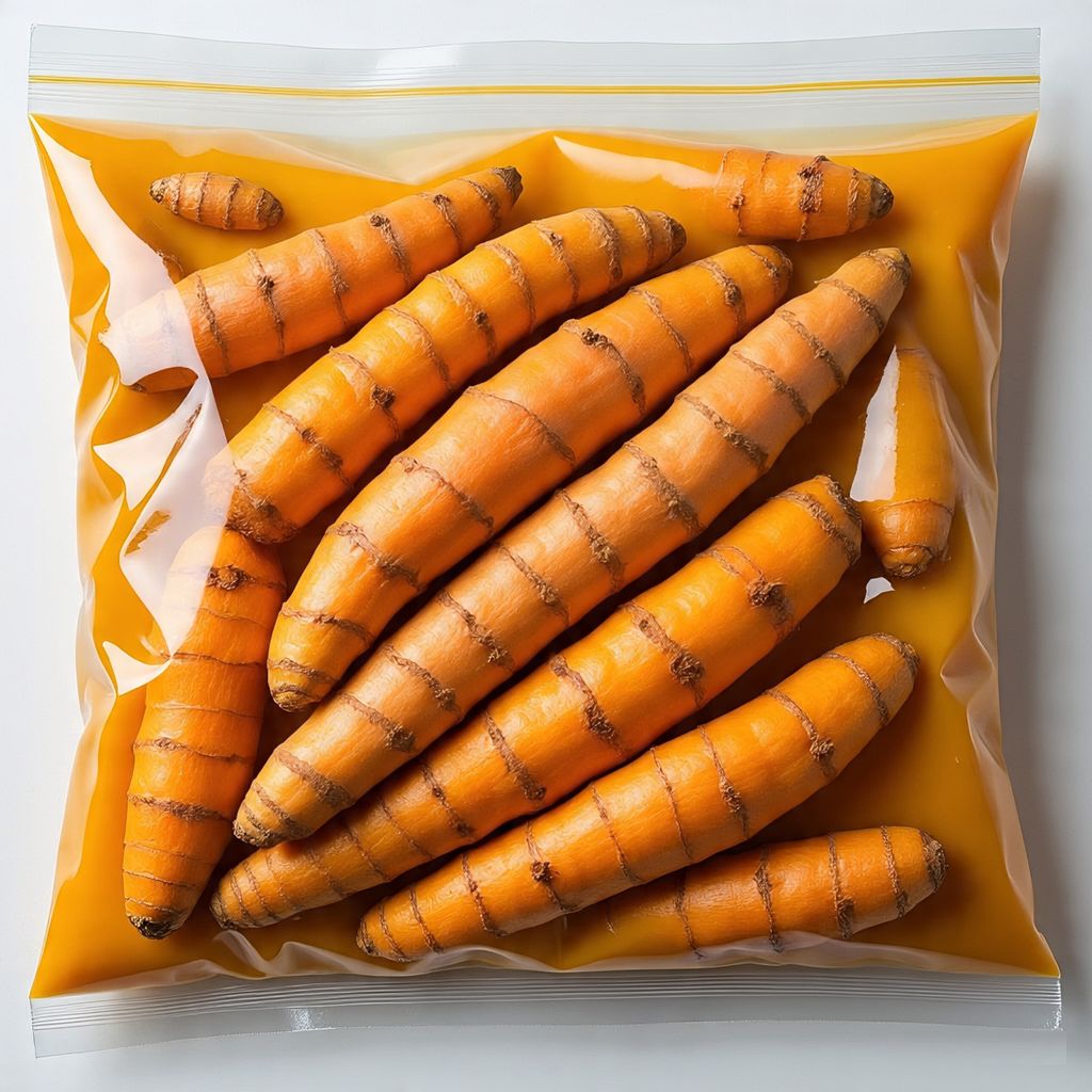 Turmeric Roots | Kachchi Haldi - 1Kg