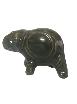 Ceramic Elephant Figurine - Elegant Home Decor