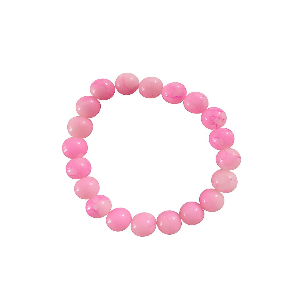 Elegant Pink Bead Bracelet - Stylish and Feminine Jewelry
