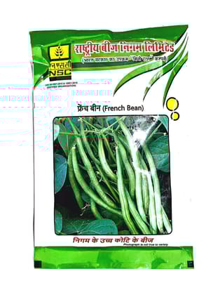 NSC Frenchbean Contender variety, 100 gram Truthful Labelled Seed