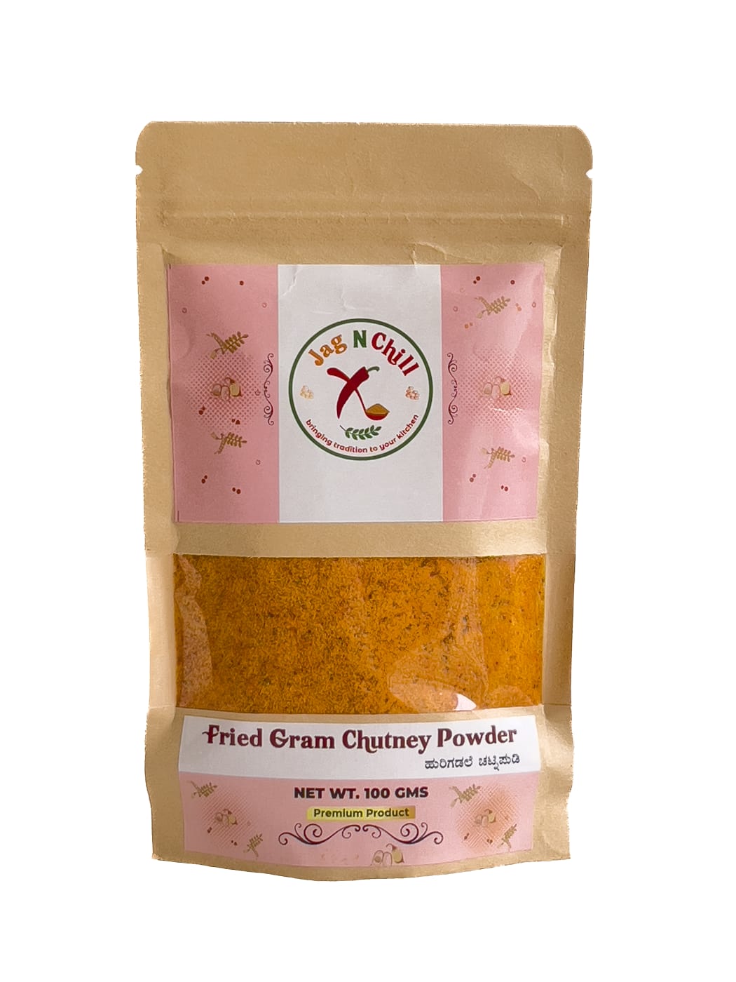 Jag and Chill Fried Gram Chutney Powder - 100g