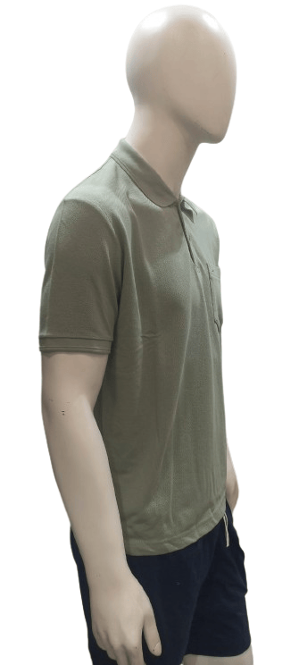 Modern Men Men's Premium Cotton Polo T-Shirt – Solid Olive Green | Classic Fit | Casual & Semi-F
