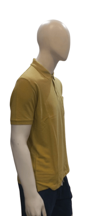 Affordable Men Men's Premium Cotton Polo T-Shirt – Solid Mustard Yellow | Classic Fit | Casual &