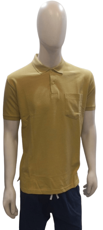 Affordable Men Men's Premium Cotton Polo T-Shirt – Solid Mustard Yellow | Classic Fit | Casual &