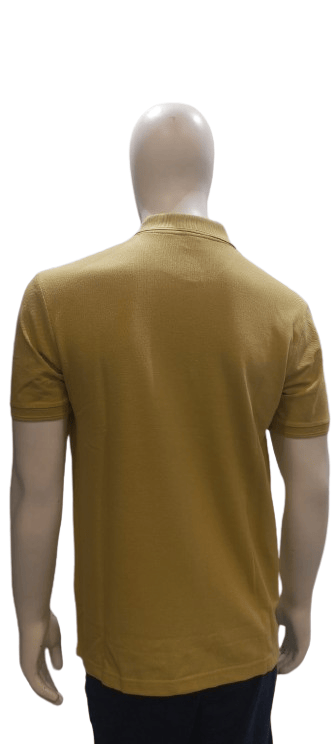 Affordable Men Men's Premium Cotton Polo T-Shirt – Solid Mustard Yellow | Classic Fit | Casual &