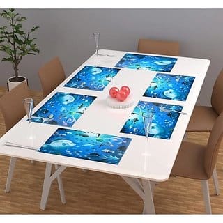 REVAXO placemats set of 6 pcs/ table mat set of 6 pcs/ dining table placemat set of 6pcs/placemat set of 6 pcs