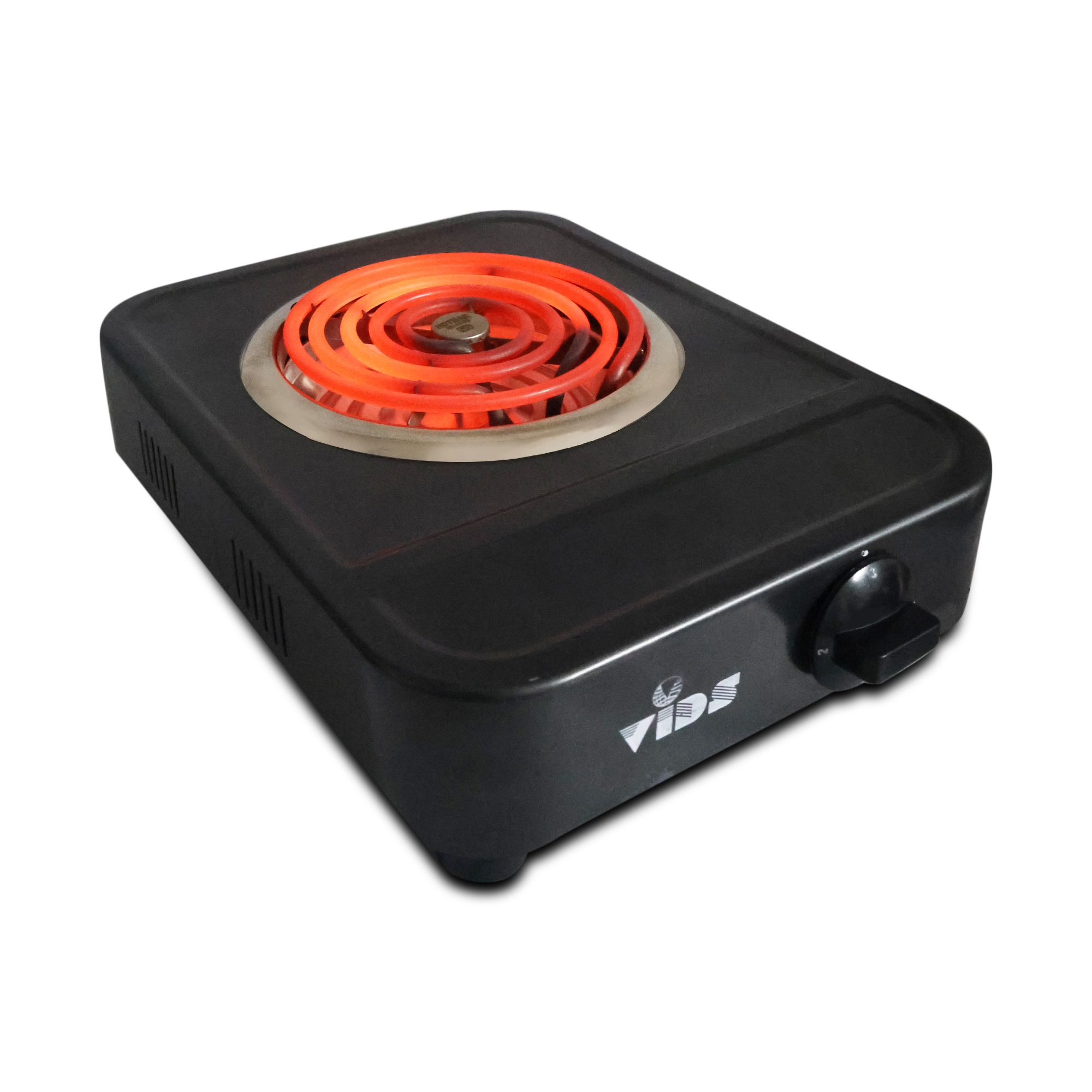 Vids 2000 Watt Coil Electric Stove (Copper Wire With 15 Amp Power Plug) / Electric Cooking Heater / G Coil Hot Plate Cooking Stove / Induction Cooktop (Mild Steel Body) (1 Burner)