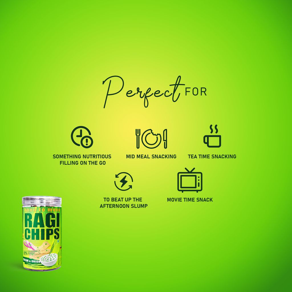 Ragi Chips-Assorted Flavours-Cream & Onion