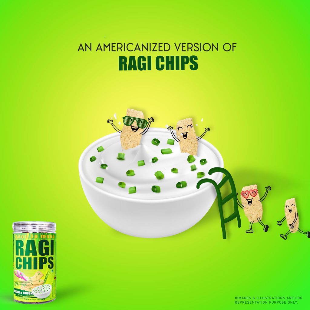 Ragi Chips-Assorted Flavours-Cream & Onion