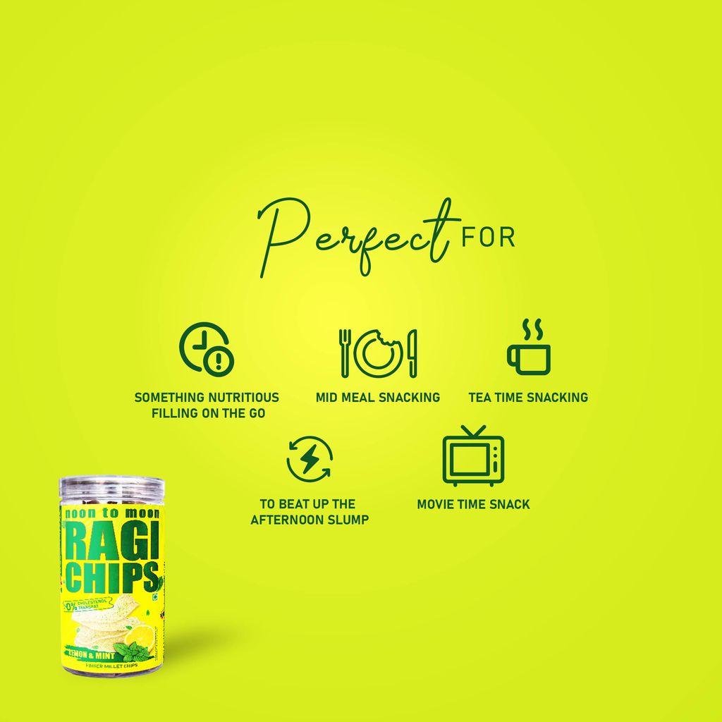 Ragi Chips-Assorted Flavours-Lemon & Mint
