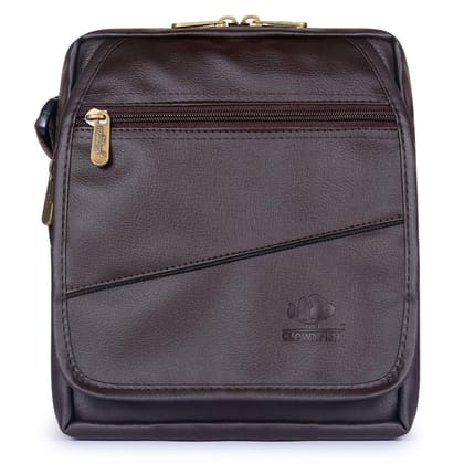 The Clownfish Unisex-Adult Messenger Bag (Chocolate Brown) The Clownfish Unisex-Adult Messenger Bag (Chocolate Brown) - Chocolate Brown