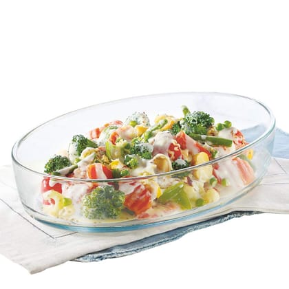 Borosil Glass Baking Dish , Transparent