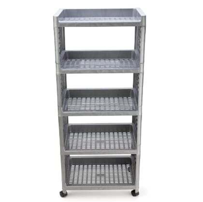 5-Shelf Utility Cart - Heavy Duty Storage & Organization
