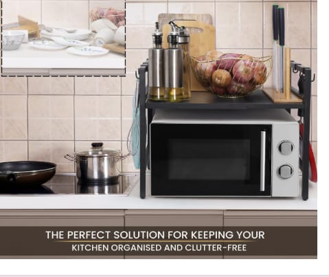 Versatile Desk Rack for Office & Studyroom - Space Saving Design