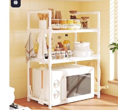 Kitchen Utensil Rack with Hanging Hooks