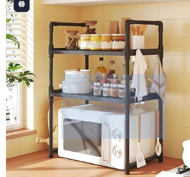Kitchen Utensil Rack with Hanging Hooks