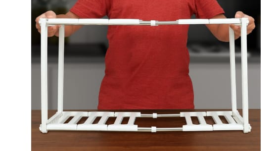 Countertop Sink Organizer With Accessories | Modern Kitchen Storage Rack & Organizer | Stylish Stand, Stainless Steel, Tiered Shelf (New)