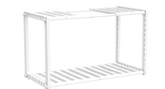 Countertop Sink Organizer With Accessories | Modern Kitchen Storage Rack & Organizer | Stylish Stand, Stainless Steel, Tiered Shelf (New)