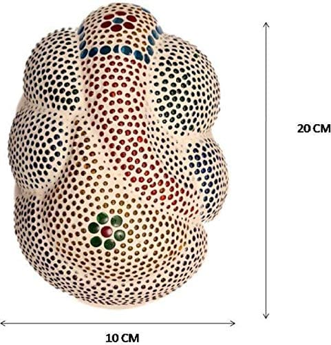 Wall Mounted Mosaic Ganesh Ji Light for Living/Drawing Room/Office/Bedroom/Decoration (Multicolour)