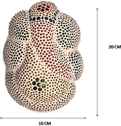 Wall Mounted Mosaic Ganesh Ji Light for Living/Drawing Room/Office/Bedroom/Decoration (Multicolour)