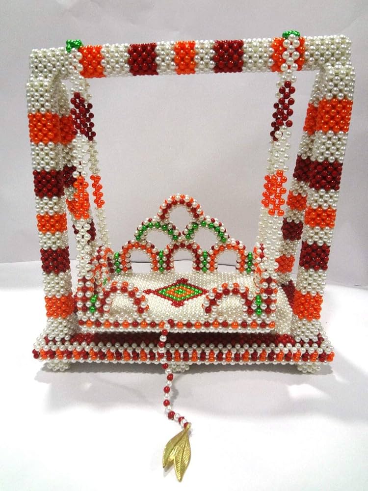 Handmade Beaded Swing for Home Decor