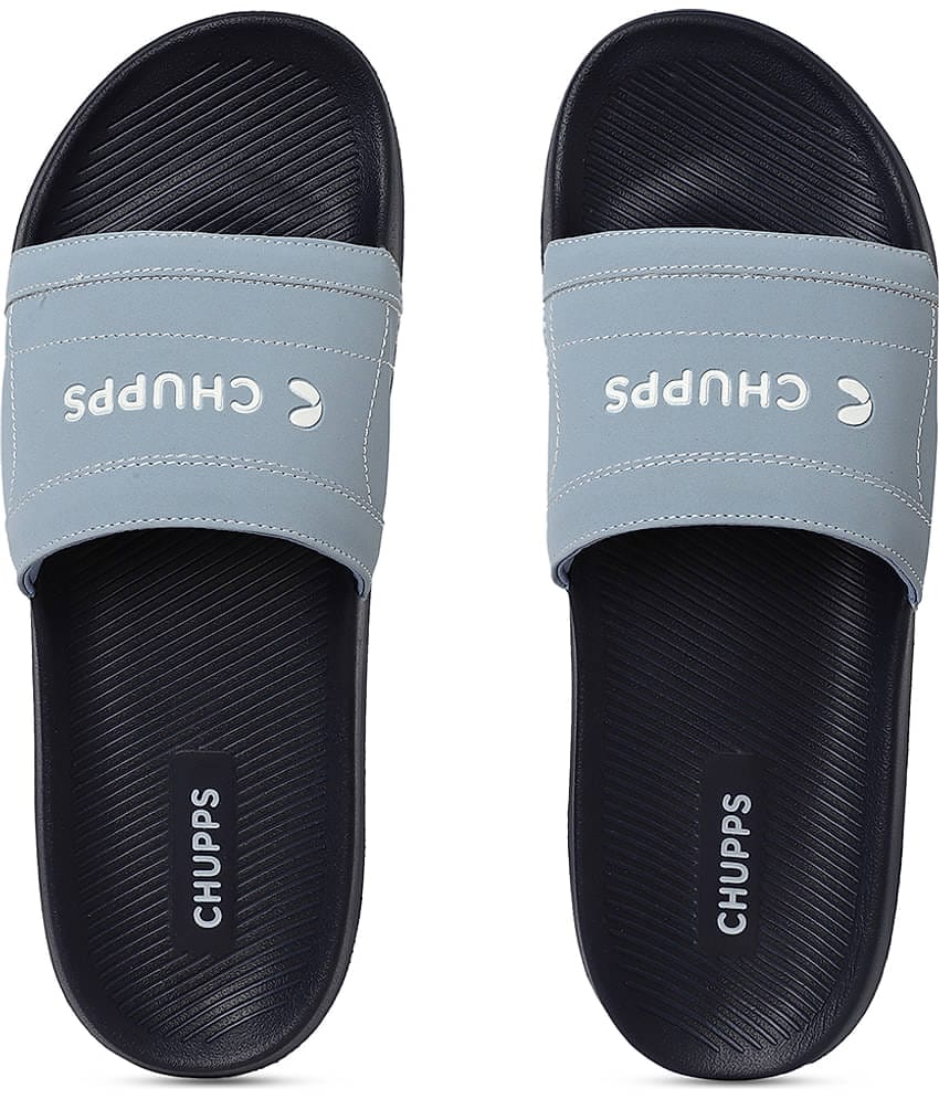 CHUPPS Navy Men's Slide Flip Flop