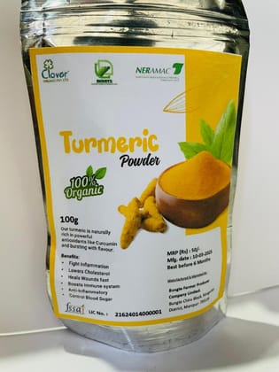 Bungte Turmeric Powder - 100g | Pure & Natural Spice