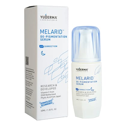 Yuderma Melarid Depigmenting Serum 5x correction | Fades Pigmentation, Dark Spots & Acne Marks | 40ml