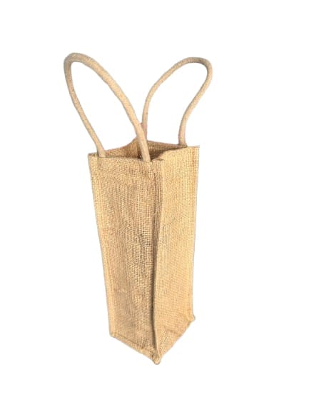 Eco-Friendly Jute Wine Bag - Sustainable & Stylish