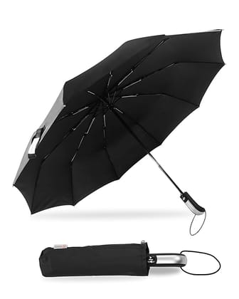 Umbrella for Men - Automatic Large Size Foldable Umbrella with Travel Cover for Man and women - 3 fold Windproof umbrella