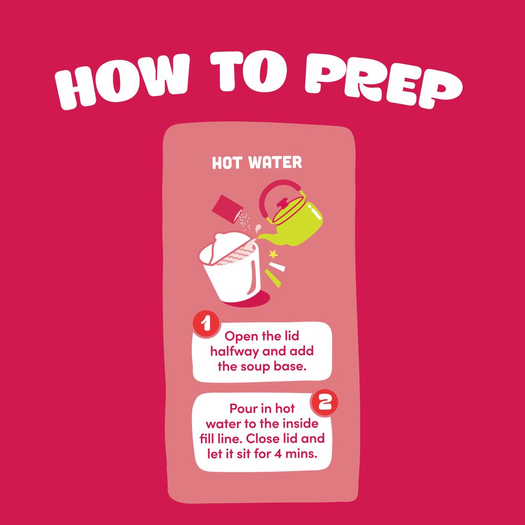 OTOKI Jin Ramen Spicy Flavor Korean Style Instant Noodles 65 Gram Cup, Vegetarian, The Product of Korea