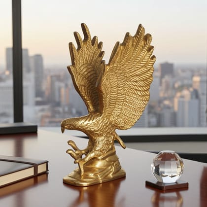 Brass Showpiece Eagle Statue (ANMAS006 B)