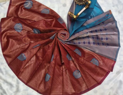 Kubera Silk Cottton Saree with Blouse