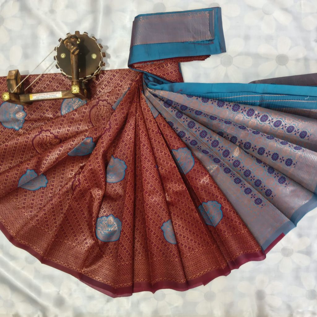 Kubera Silk Cottton Saree with Blouse