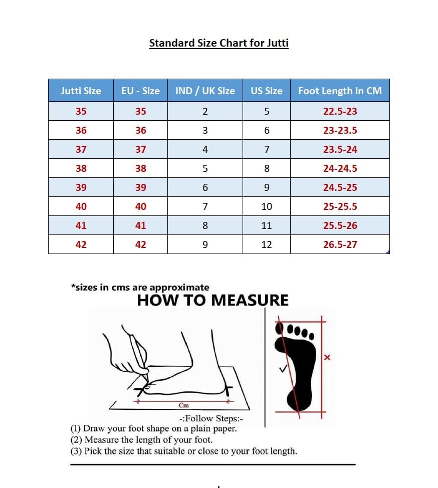 RSK ETHNIC WEAR, Sky Blue Color Embroidered Handmade Jutti for Women with Soft Leather and Double Cushion