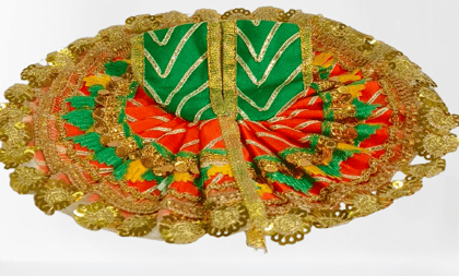 Exquisite Laddu Gopal Poshak - Handcrafted Deity Dress