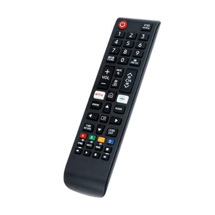 Supratech Remote Control Compatible with Samsung Smart TVs – 4K LCD, LED, OLED, QLED, UHD, HD & Plasma Models | IR Remote with Netflix & Prime Hot Keys