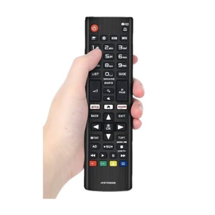 Supratech Remote Control Compatible with LG Smart TVs – LED, OLED, QLED, LCD, UHD, Plasma, Android 4K Ultra HD Models | IR Remote with Netflix & Amazon Hot Keys | No Voice Function
