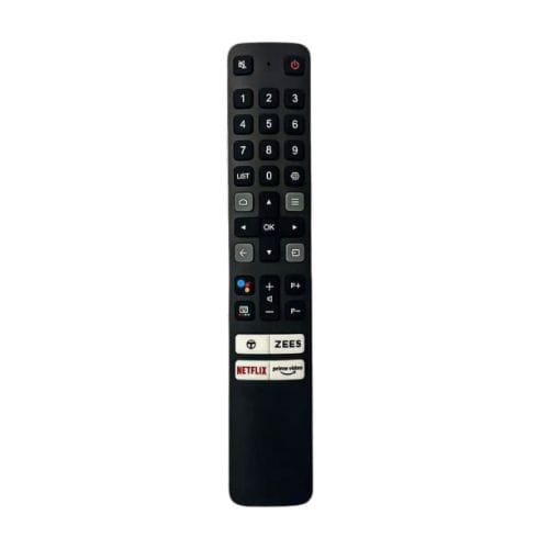 Supratech Remote Control Compatible for TCL Smart TV 4K Android UHD LED LCD HD | Universal Replacement Remote with ZEE5, Netflix, Prime Video Hot Keys | Without Voice Support