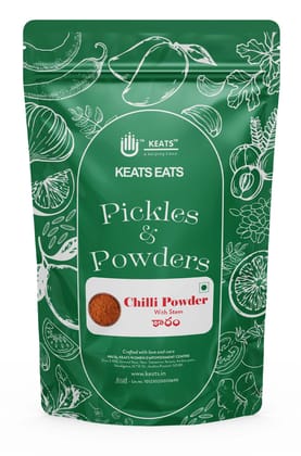 KEATS Chilli Powder with Stem - Authentic Indian Spice