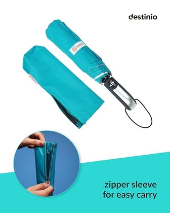 Umbrella for Women, Umbrella for Men - Automatic 3 Fold Windproof with Travel Cover with Auto Open and Close