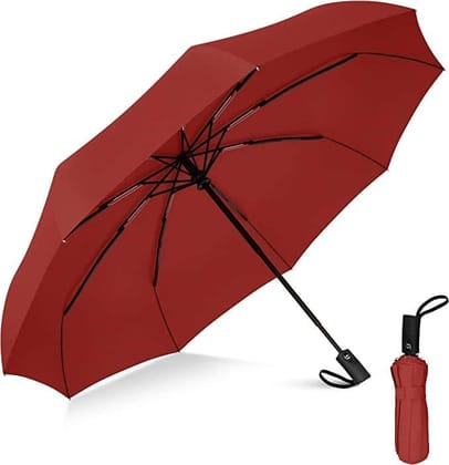 Automatic Open Travel Umbrella - Wind Vent, Big Size for Men & Women, Windproof.
