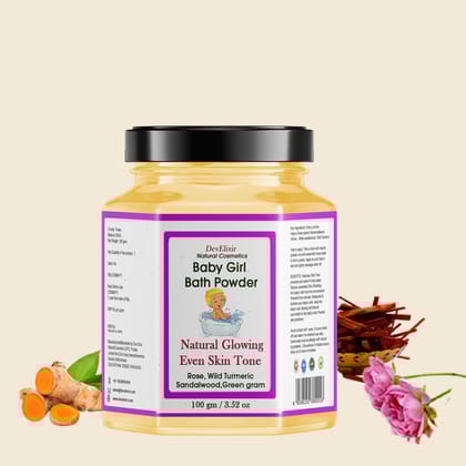 Baby girl bath powder Natural Glow & Even skin Tone