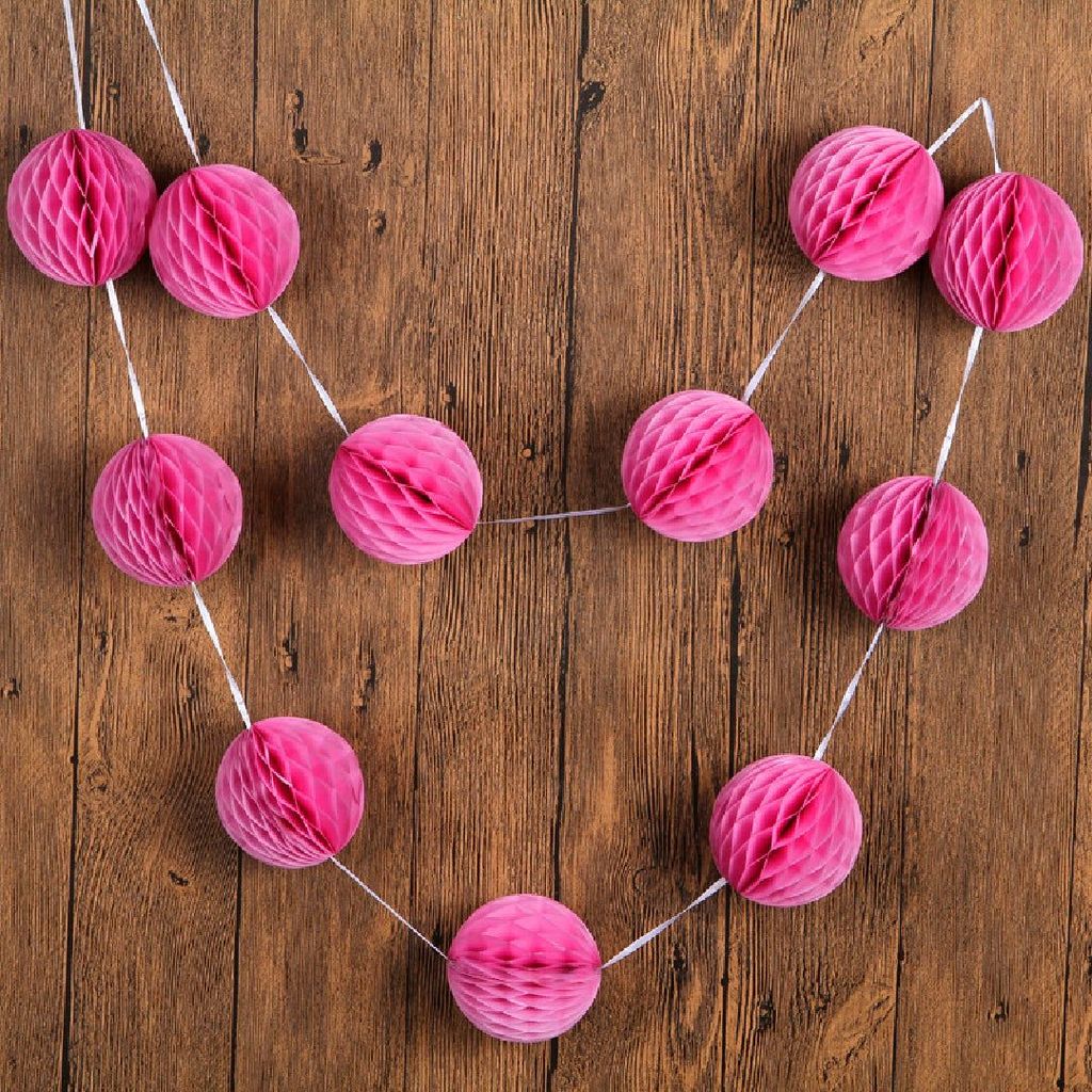 Honeycomb Garland Decoration - 10FT {Assorted Color} - Party and Festive Needs | Buy online on ZillyBuy