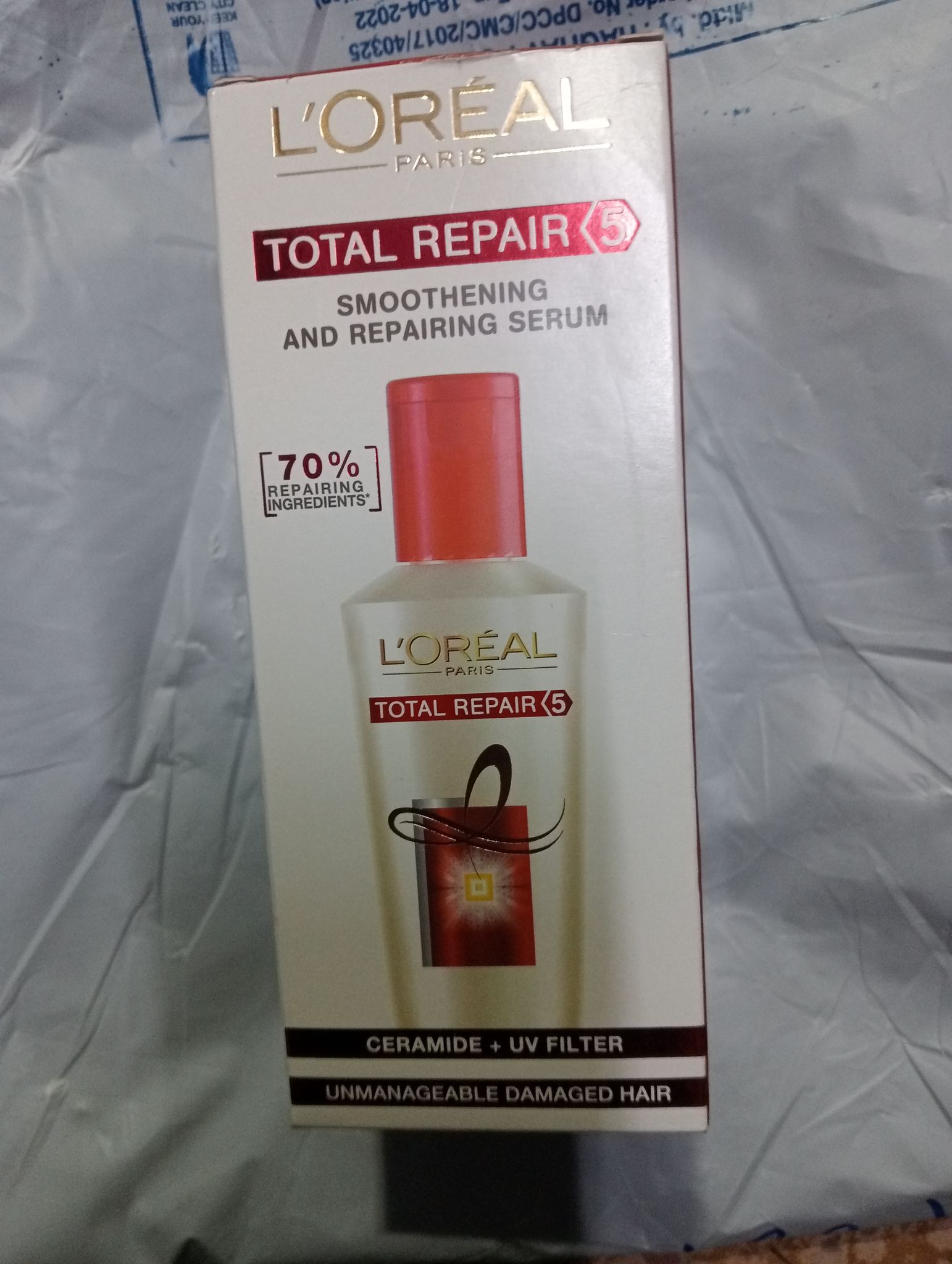L'oréal Paris Total repair (5 Smoothening And repairing serum 